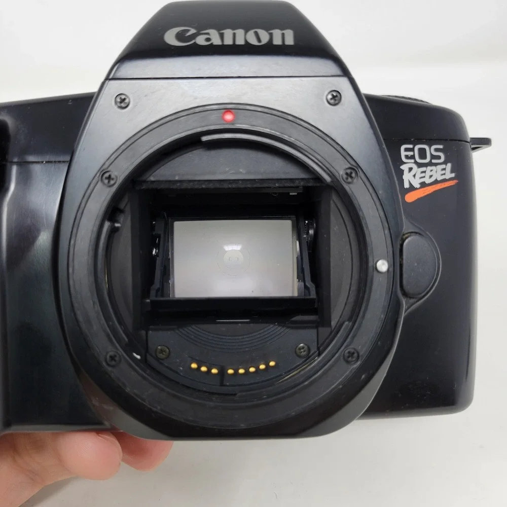 Canon EOS Rebel 35mm SLR Film Camera Body Only Black Made in Japan